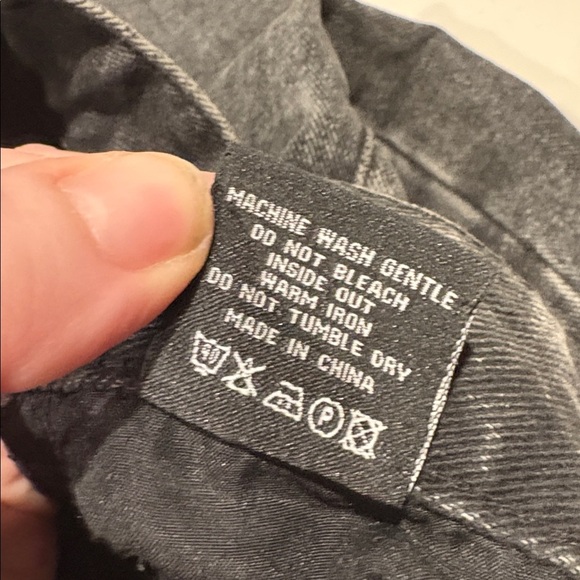 Nasty Gal - Women's Wide Leg Jeans. Dark Grey. UK size 10 / US 6 - Picture 11 of 14